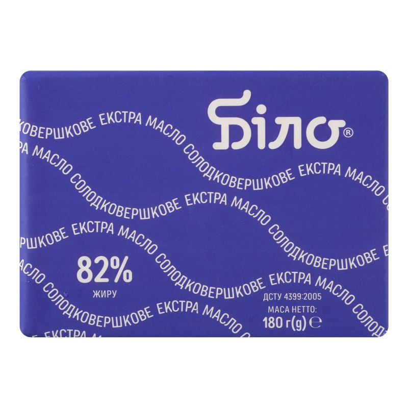 Масло екстра Біло еколін 82% 180г